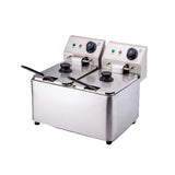 Deluxe EF-6L-2, 2 Well, Electric Fryer