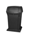 Rubbermaid Ranger Black 45 Gallon Container With 2 Doors