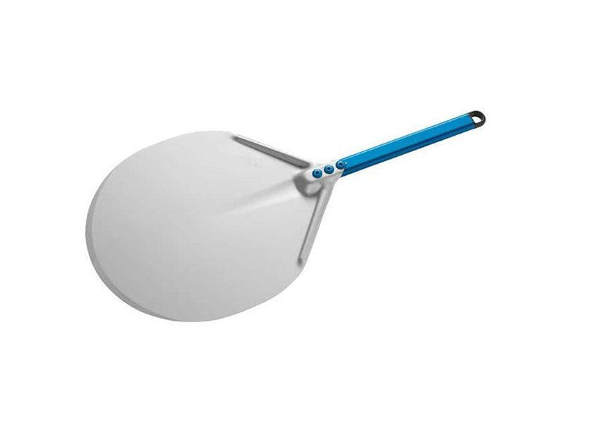 Gi-Metal IB-32-120 Round Pizza Peel 33 cm, Stainless Steel Head, High Smoothness With 120 cm Handle