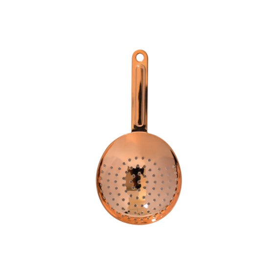 Julep Strainer 8 x 16cm Copper Plated
