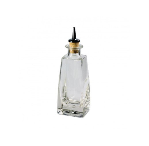 Dash Bottle Square 20cl With Cork Stopper
