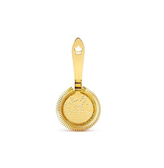 Antique-Style Hawthorne Strainer Gold-Plated