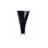 Black Plastic Collins Straws – Pack of 100