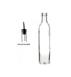 Square Oil Bottle Drizzler 25cl Pourer Included