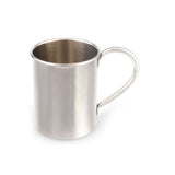 Silver Mug with Rim (16oz)