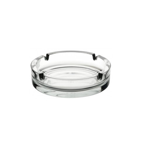 Stackable Glass Ashtray Clear