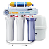 Nectar 6 Stage Reverse Osmosis Drinking Water Filter System with Pressure Guage and Stand