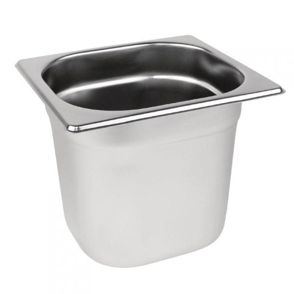 Stainless Steel Gastronorm Container, GN 1/6 150mm deep