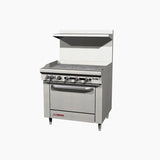 Southbend S-Series Gas Range 6 Oven Burners With Standard Oven