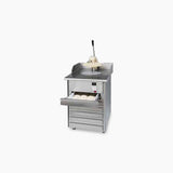 MORELLO FORNI SEMIAUTOMATIC PIZZA FORMER INTEGRATED IN STAINLESS CABINET WITH 6 DRAWERS PZLCAB35