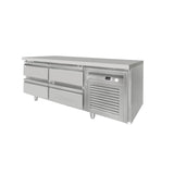142, Low Boy Four Drawer Chiller
