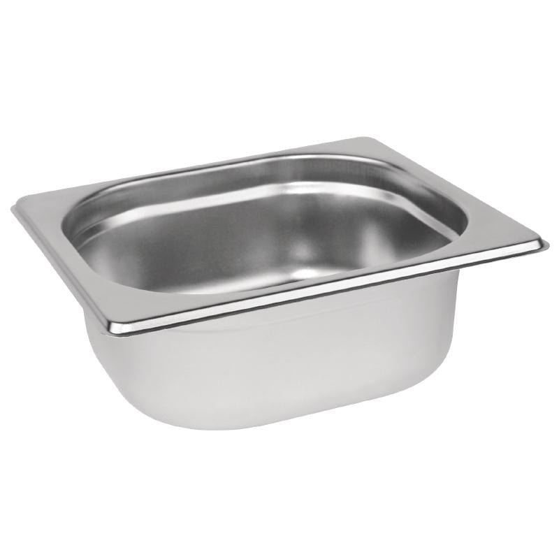 Stainless Steel Gastronorm Container, GN 1/6 65mm deep