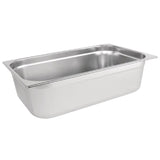 Stainless Steel Gastronorm Container, GN 1/1 150mm deep